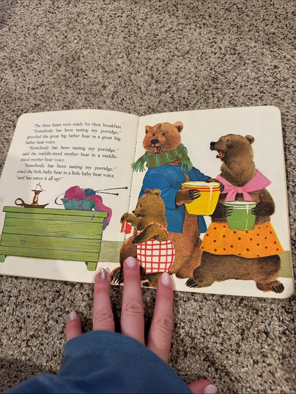 Goldilocks and The Three Bears - Orange Storyland Kids Book